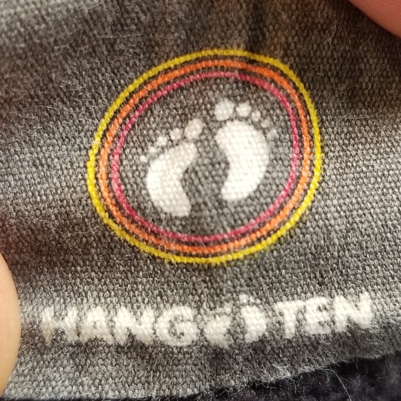 Y2k vintage hoodie Hang Ten Striped Full Zip-Up Hoodie Mens Size Small - Picture 7 of 14